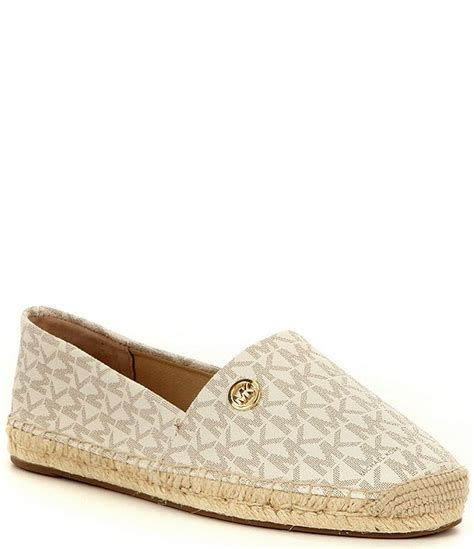 michael michael kors kendrick logo printed slip-on espadrilles|kendrick espadrille.